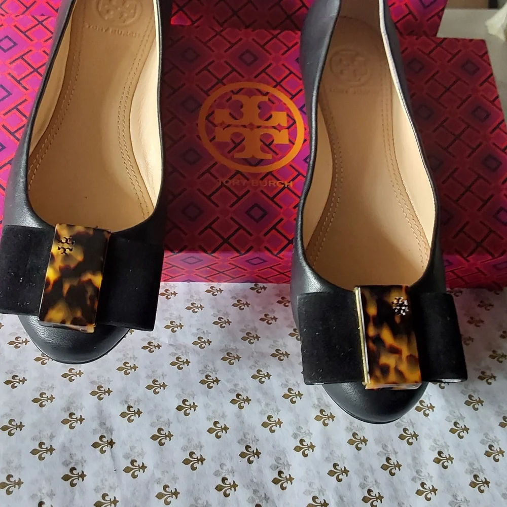Tory Burch Chase Ballet Matte Glove‎ Napa Shoho Luxe Shoes